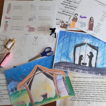 Nativity Christmas Study Bundle (Ages 4-10) Digital Download Printable Bundle