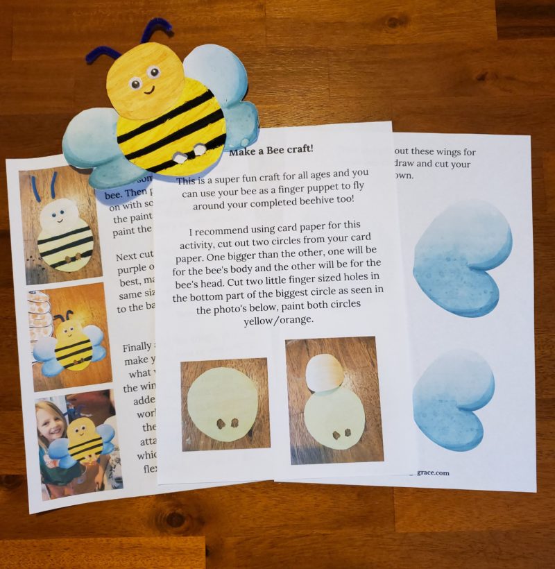 Honey Bee Insect Study Bundle (Ages 5-10) Digital Download Printable Bundle - Image 7