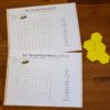 bee themed word search