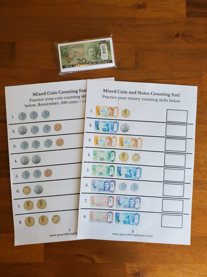 New Zealand Money Unit Study Bundle (Ages 5-10) Digital Download Printable Bundle - Image 5