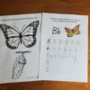 Monarch Butterfly themed Spelling and colouring fun