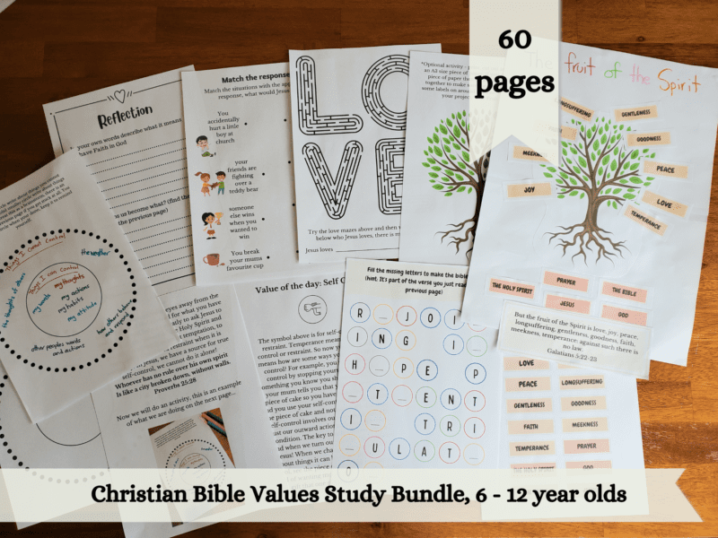 Website feature pic Christian Bible Values Study Bundle