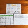 Spring Scavenger hunt, Season/Weather observation chart, comprehension activity