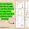 80 page unit 1 and the 30 page extra practice to help reinforce phonics learning