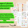 80 pages of phonics worksheets and activities plus extras!