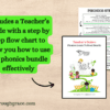 includes a teacher's guide for the phonics learn to read bundle