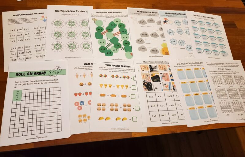 Multiplication Study Bundle (Ages 7+) Digital Download Printable - Image 11