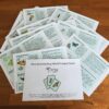 Backpack size bug identification cards