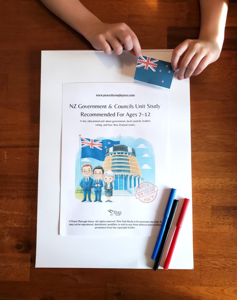 NZ Government & Councils Unit Study Main Cover Page Photo